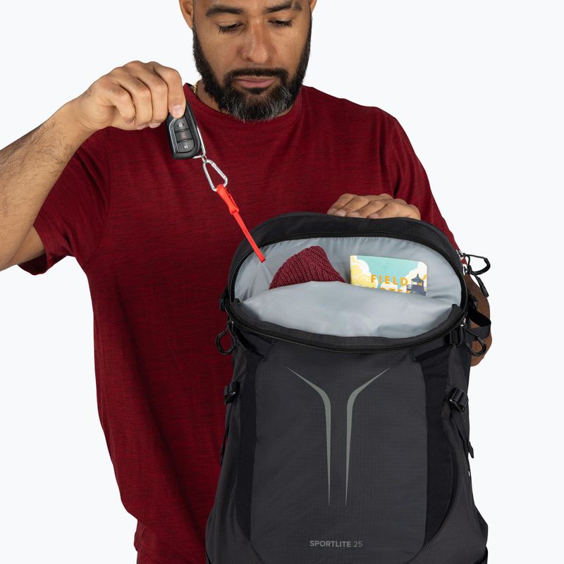 Туристическа раница Osprey Sportlite 25 l raven black 7