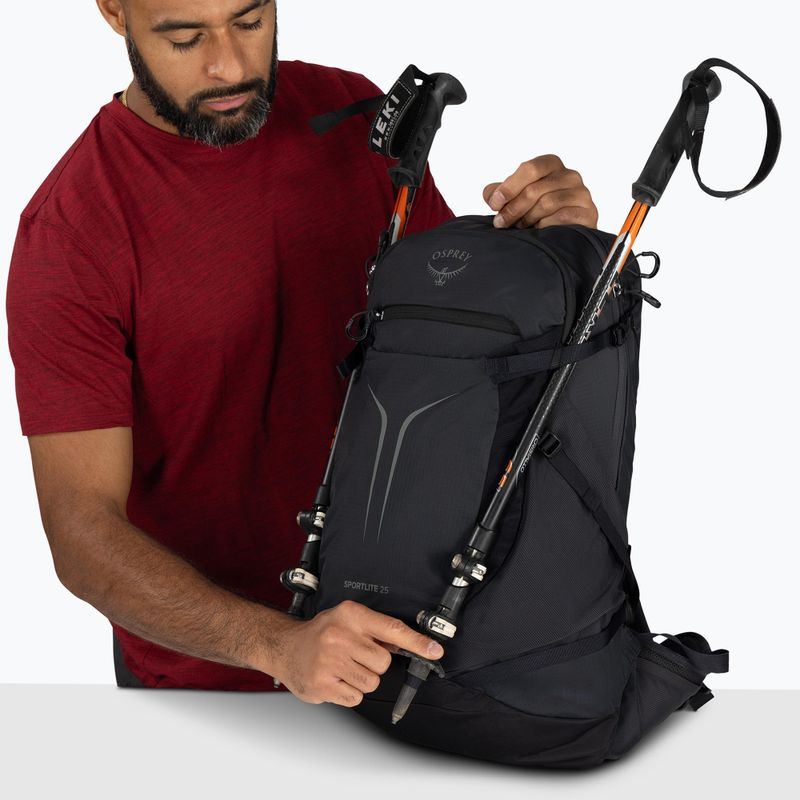 Туристическа раница Osprey Sportlite 25 l raven black 10