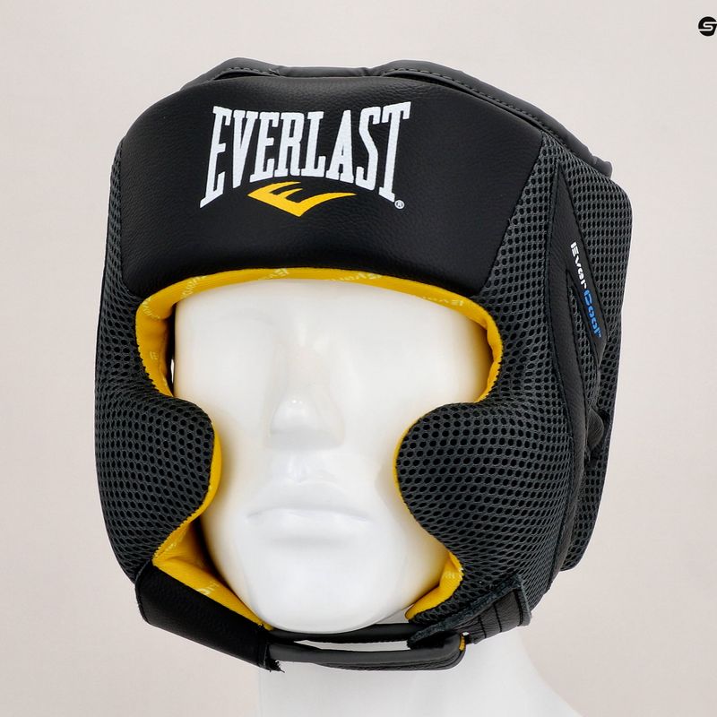 Боксова каска EVERLAST C3 Evercool Pro Premium Leather black EV3711 7