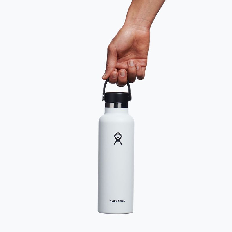 Туристическа бутилка Hydro Flask Standard Flex 620 ml бяла 5