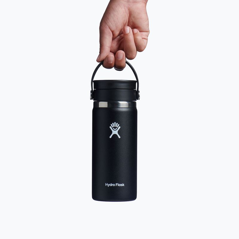 Термобутилка Hydro Flask Wide Flex Sip 470 ml черна W16BCX001 6