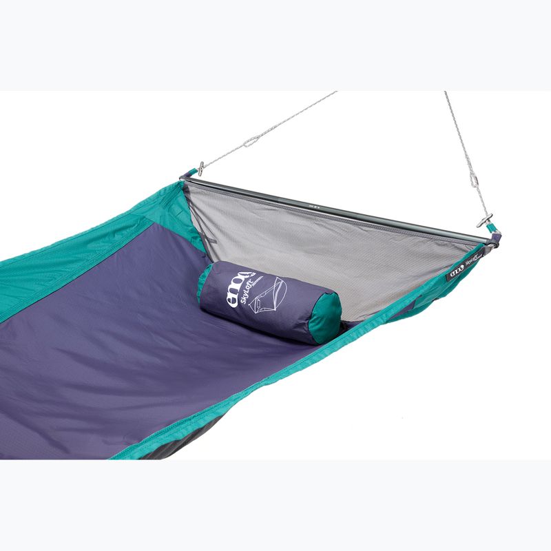 ENO SkyLoft seafoam/navy туристически хамак 4