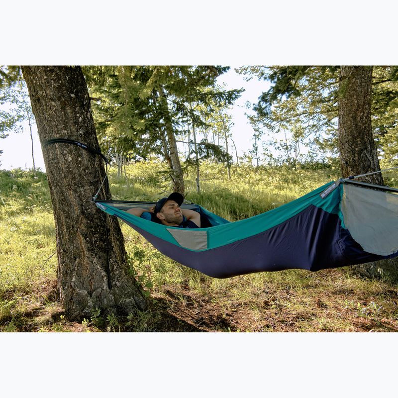 ENO SkyLoft seafoam/navy туристически хамак 15