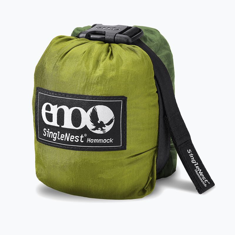 Туристически хамак ENO Single Nest melon/olive 2