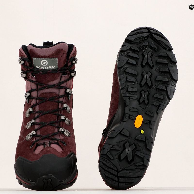 Дамски ботуши за трекинг SCARPA ZG Trek GTX temeraire/red plum 18