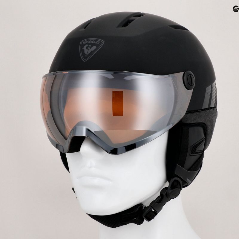 Ски каска Rossignol Fit Visor Impacts black/orange/silver 9