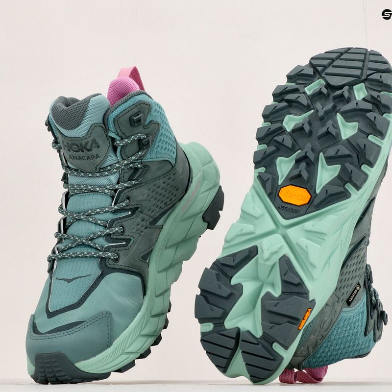 Дамски ботуши за трекинг HOKA Anacapa Mid GTX green 1119372-TMGR 14