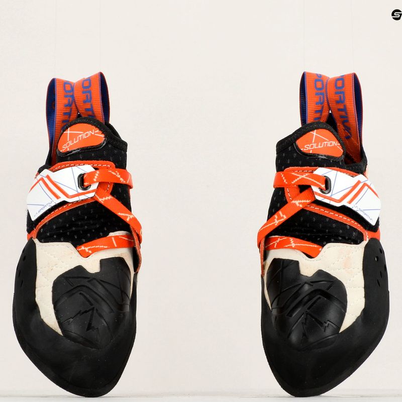 Дамска обувка за катерене Solution white/lily orange на La Sportiva 18