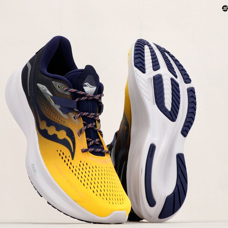 Мъжки обувки за бягане Saucony Ride 15 в тъмносиньо и жълто S20729-65 15