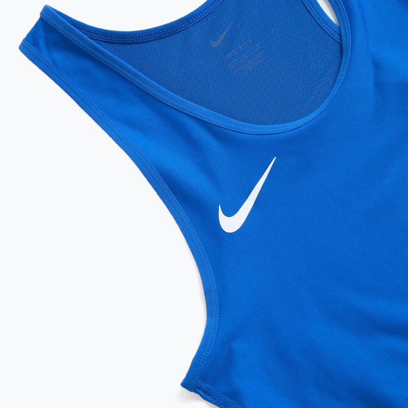 Мъжки гащеризон Nike Grappler Elite Singlet royal/white 3