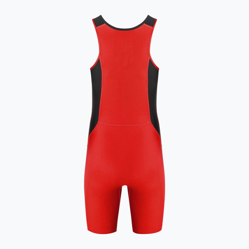 Мъжко трико Nike Weightlifting Singlet scarlet/black 2