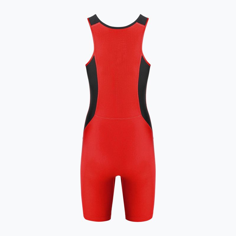 Дамски борцов трико Nike Weightlifting Singlet scarlet/black 2