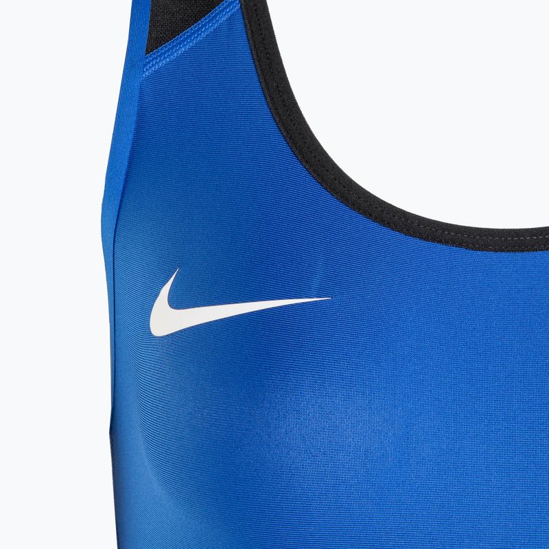 Дамски борцов трико Nike Weightlifting Singlet royal/black 3
