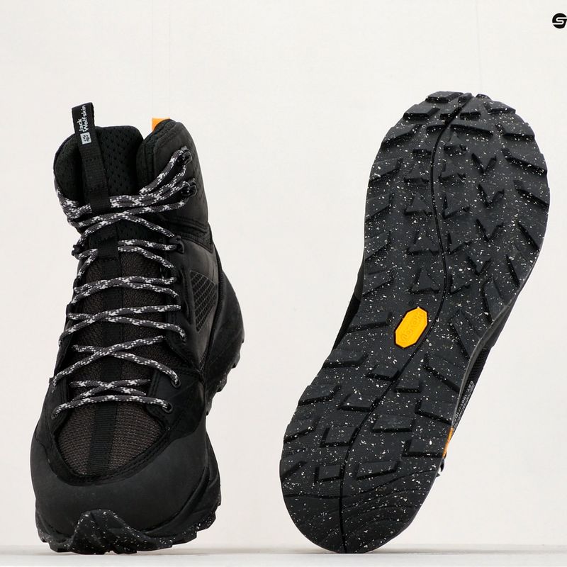 Мъжки ботуши за трекинг Terraquest Texapore Mid black на Jack Wolfskin 12