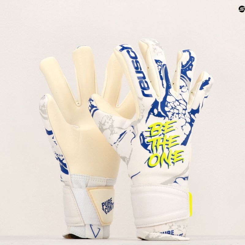 Reusch Pure Contact Gold X вратарски ръкавици бели 5370901-1089 10