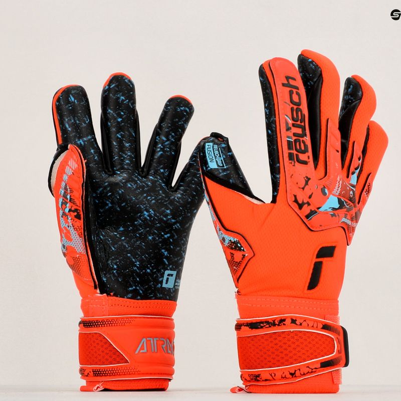 Детски вратарски ръкавици Reusch Attrakt Fusion Guardian Junior червени 5372945-3333 7