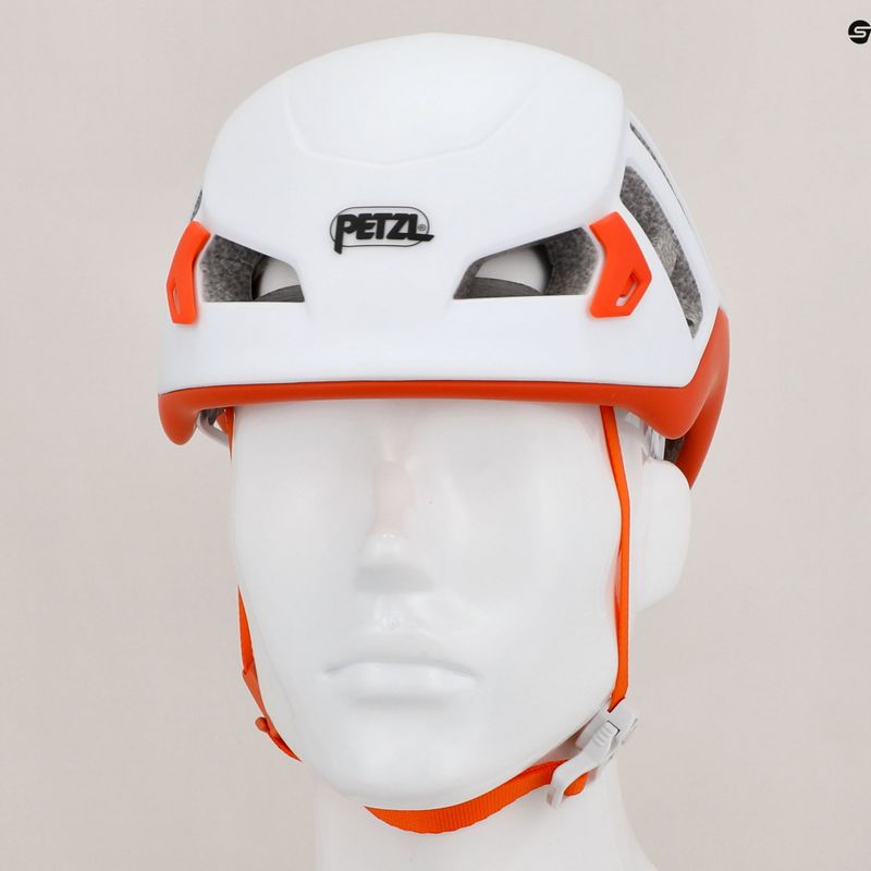 Каска за катерене Petzl Meteor бяло-оранжева A071AA02 15