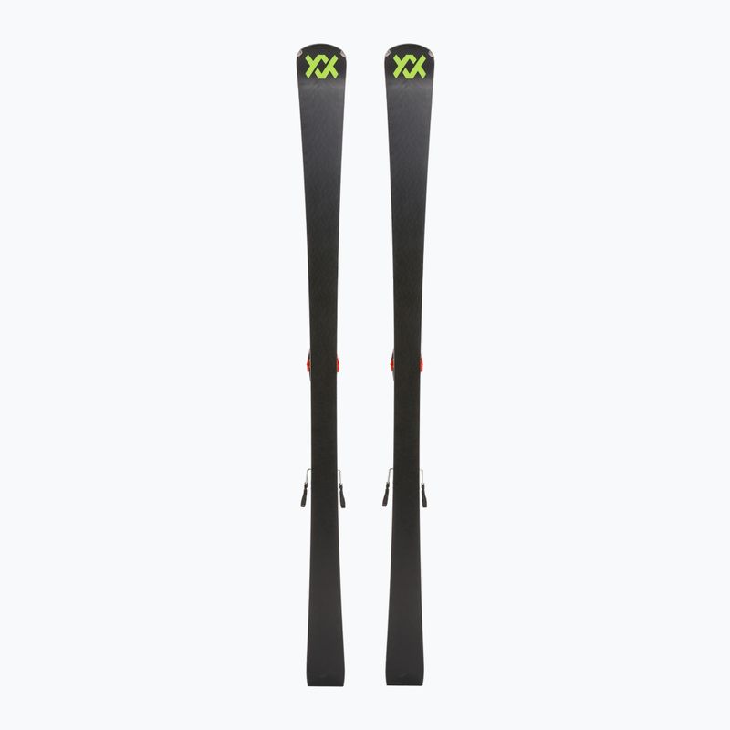 Völkl Racetiger SL Master + XComp 16 GW жълто-черни ски за спускане 3