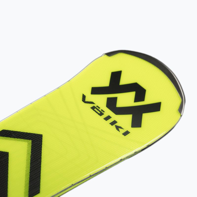 Völkl Racetiger SL Master + XComp 16 GW жълто-черни ски за спускане 6