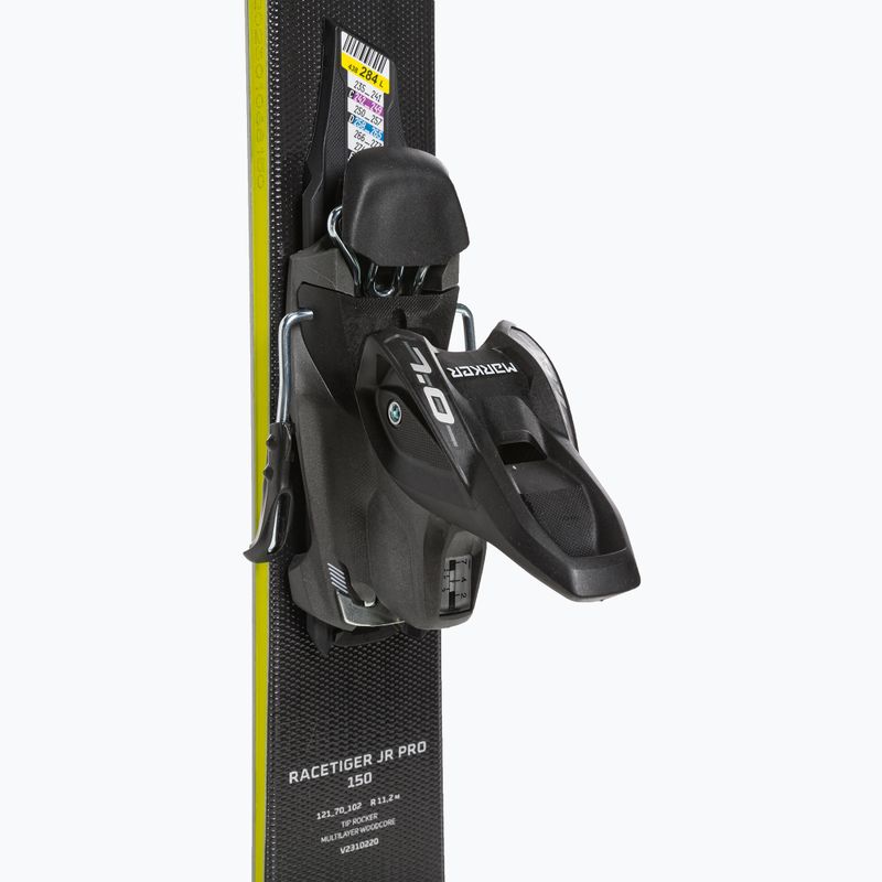 Детски ски за спускане Völkl Racetiger Junior Pro + 7.0 VMotion Jr flo yellow/black 5