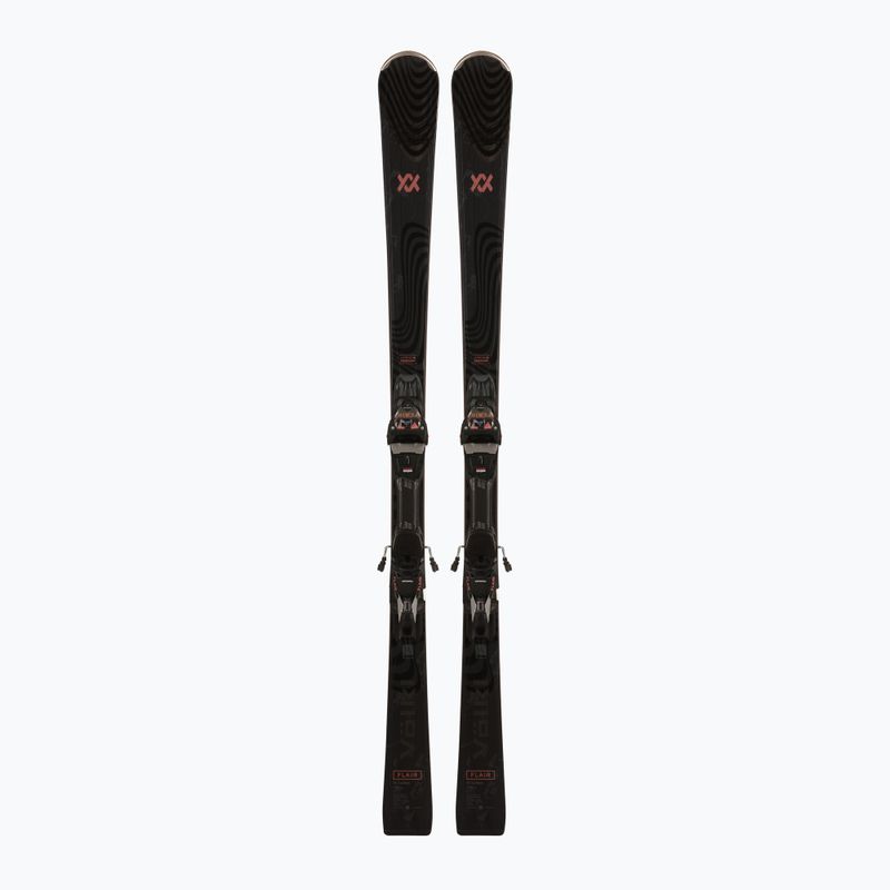 Дамски ски за спускане Völkl Flair SC Carbon + автомати VMotion 11 TCX Lady