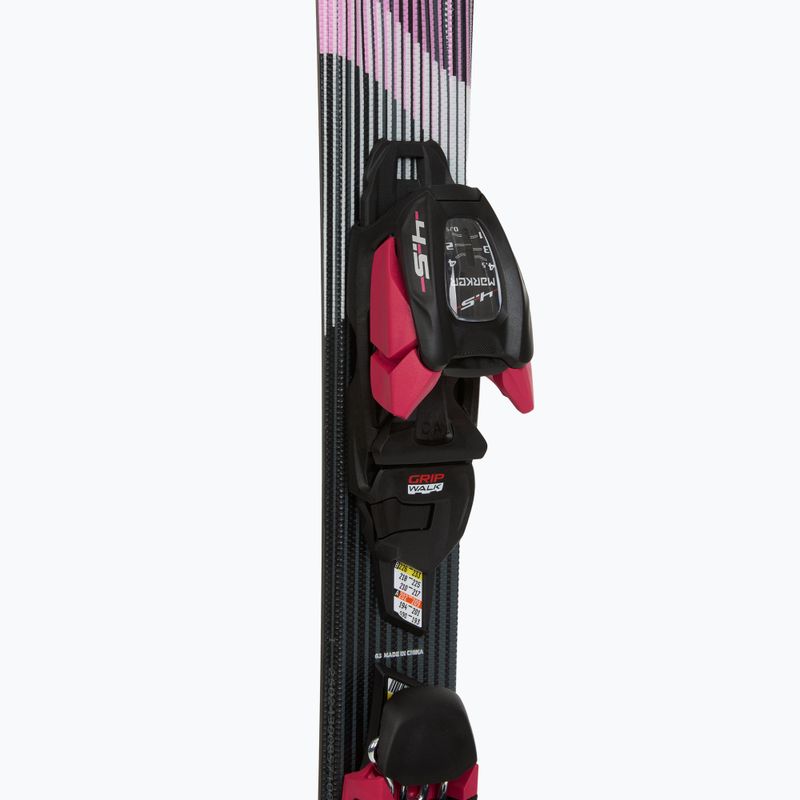 Детски пистови ски Völkl Shine Jr + автомати 4.5 VMotion Jr Lady 100-120 cm black/pink 4