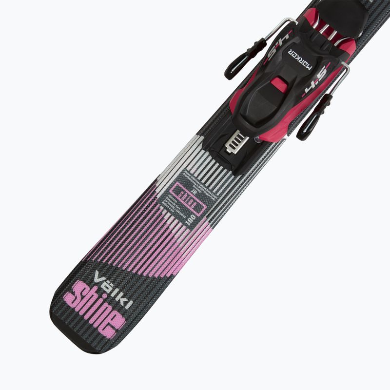 Детски пистови ски Völkl Shine Jr + автомати 4.5 VMotion Jr Lady 100-120 cm black/pink 7