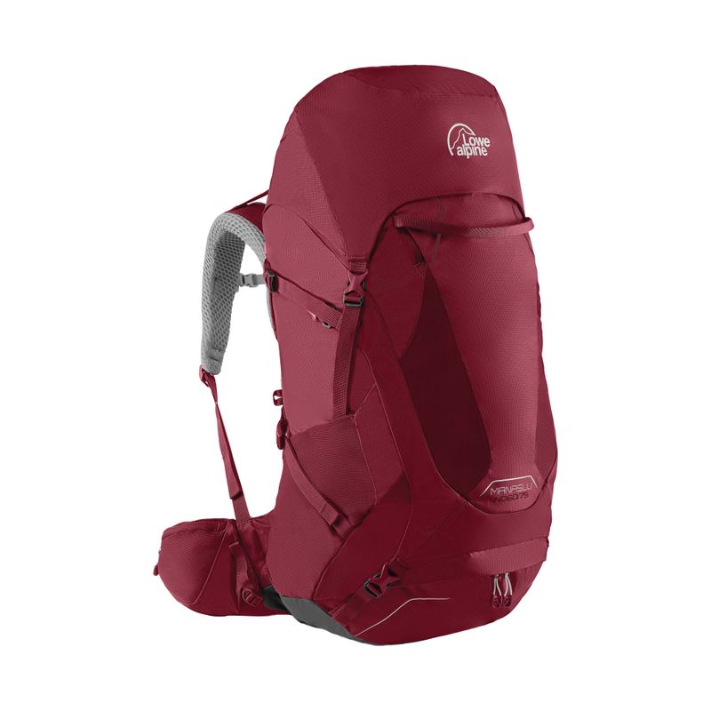Дамска раница за трекинг Lowe Alpine Manaslu ND 50+15 l maroon FBQ-06-RA-50