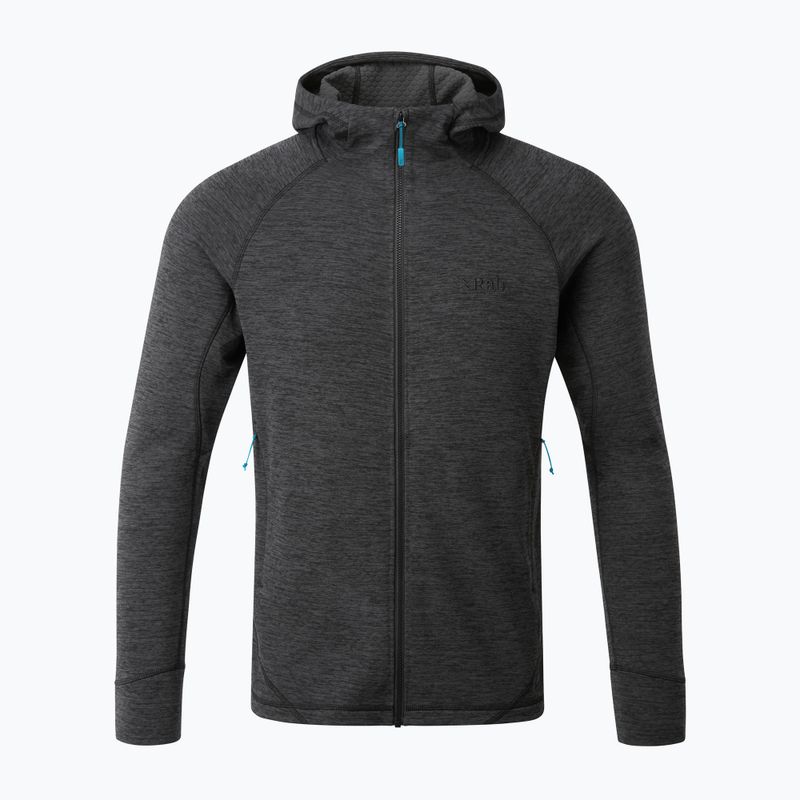 Мъжка блуза с качулка Rab Nexus fleece hoodie black QFE-67-BL-L 2