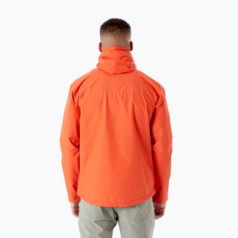 Мъжко дъждобранно яке Rab Downpour Eco оранжево QWG-82 2