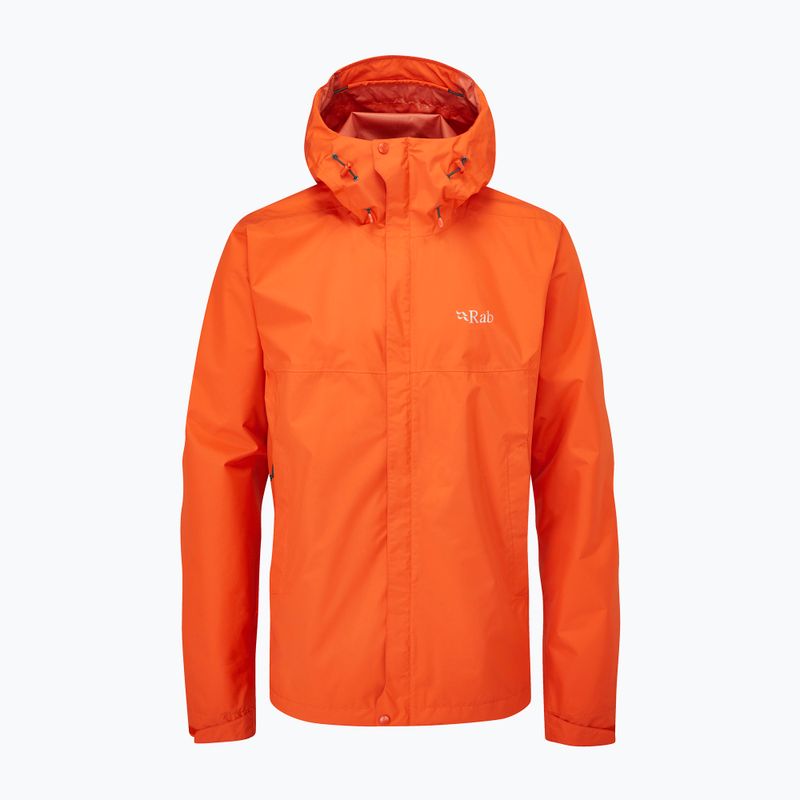 Мъжко дъждобранно яке Rab Downpour Eco оранжево QWG-82 5