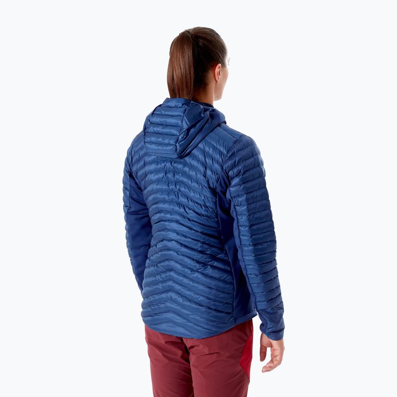 Дамско пухено яке Rab Cirrus Flex 2.0 Hoody blue QIO-69 7