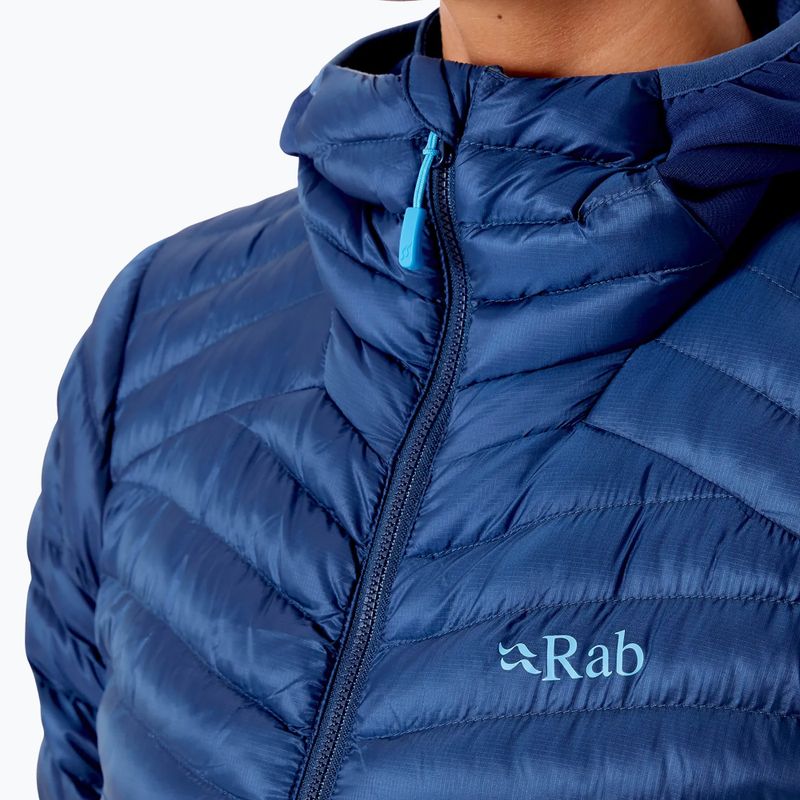 Дамско пухено яке Rab Cirrus Flex 2.0 Hoody blue QIO-69 8