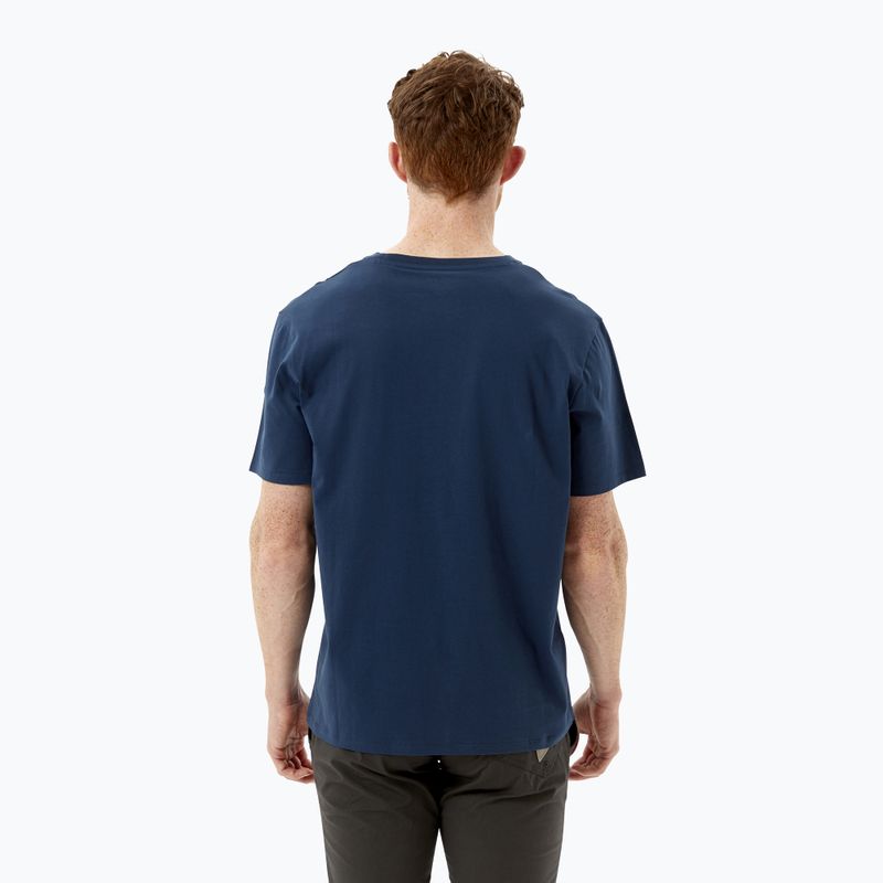 Мъжка тениска за трекинг Rab Stance Logo SS тъмносиня QCB-08-DI-S 2