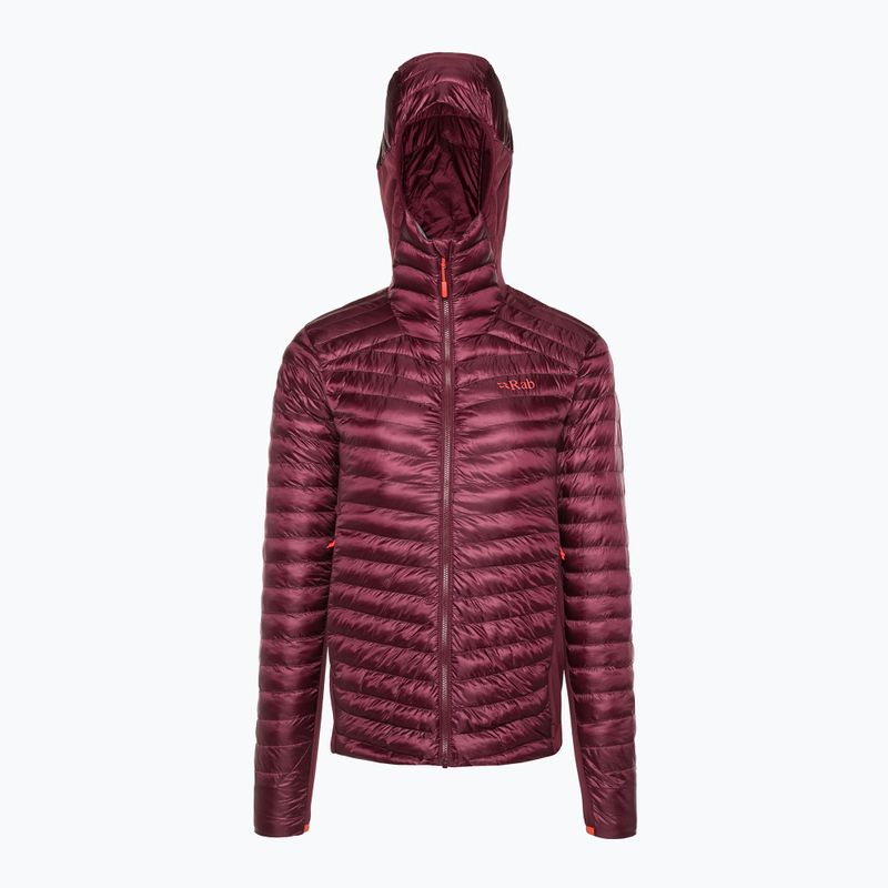 Дамско пухено яке Rab Cirrus Flex 2.0 Hoody maroon QIO-69 2