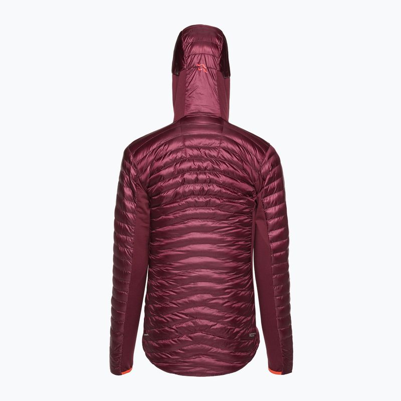 Дамско пухено яке Rab Cirrus Flex 2.0 Hoody maroon QIO-69 3