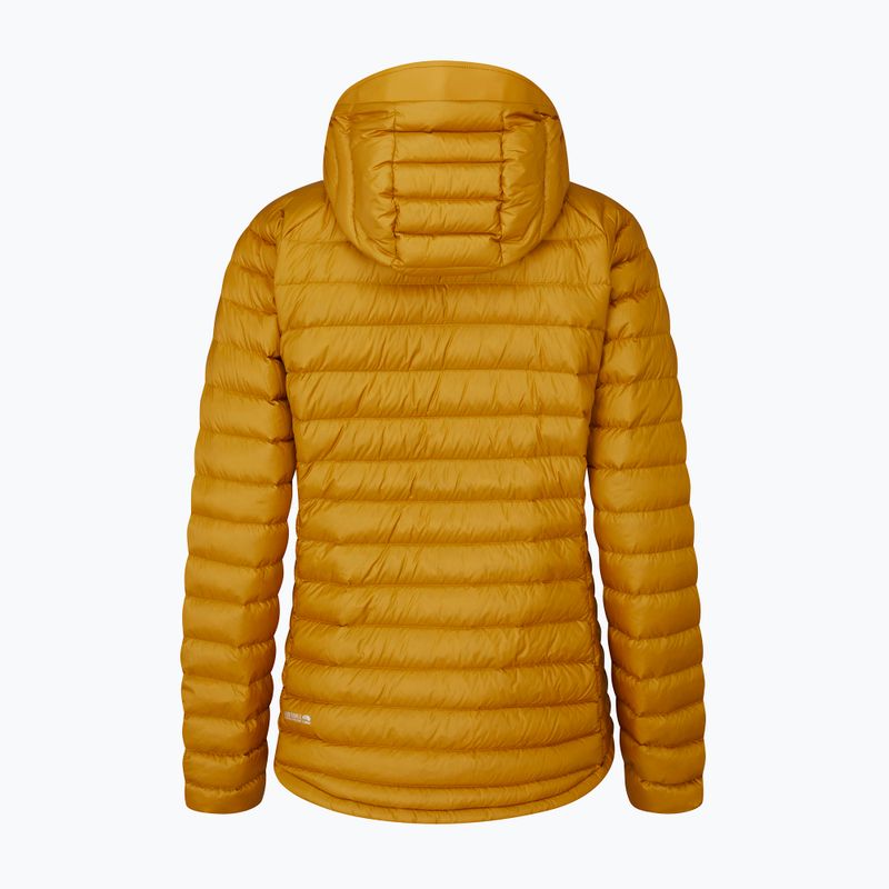 Дамско пухено яке Rab Microlight Alpine yellow QDB-13-DBN-08 2