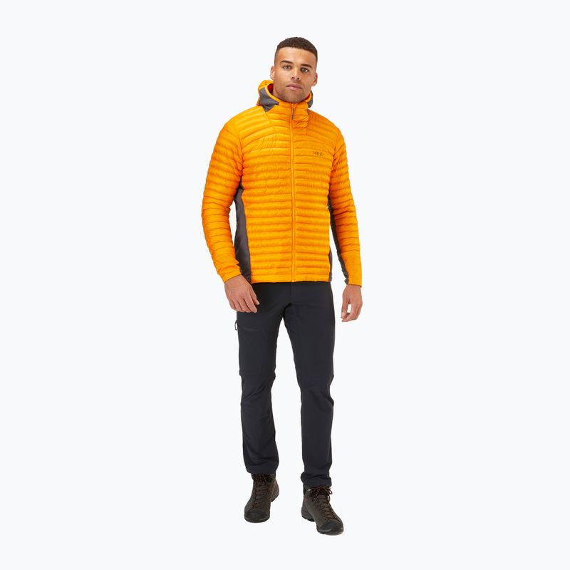 Rab Cirrus Flex 2.0 мъжко хибридно яке оранжево QIO-68-SUN-SML 3