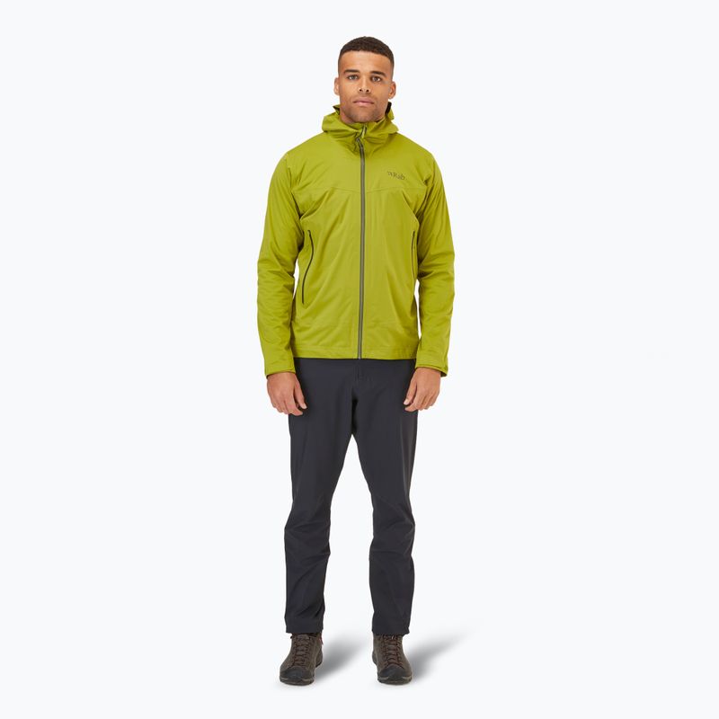 Мъжко яке за дъжд Rab Kinetic 2.0 ascent grey 2