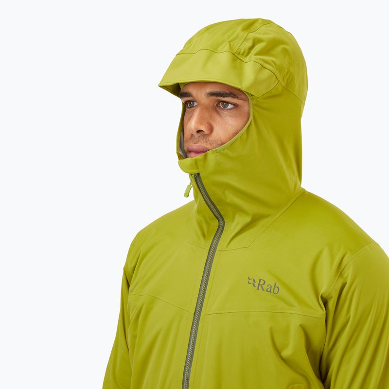 Мъжко яке за дъжд Rab Kinetic 2.0 ascent grey 4