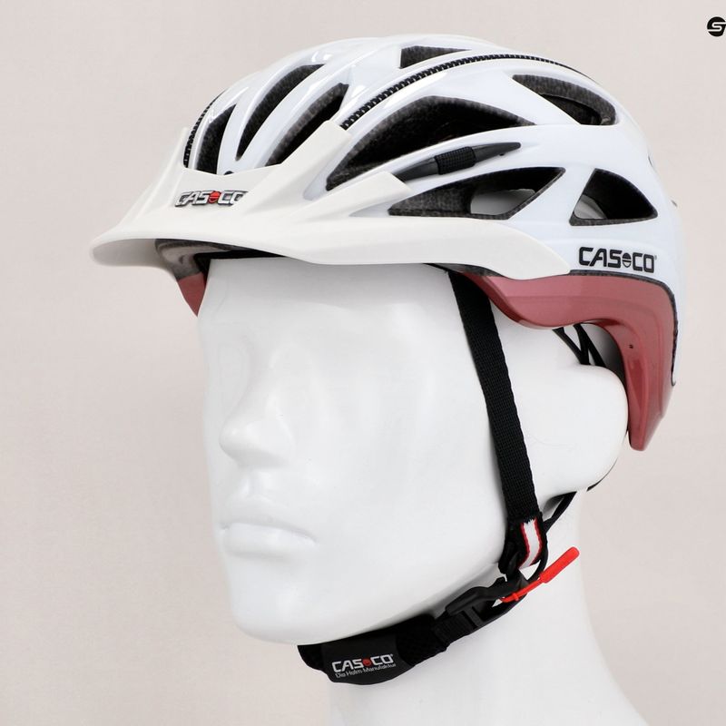 Дамска велосипедна каска CASCO Activ 2 бяла 04.0871 9