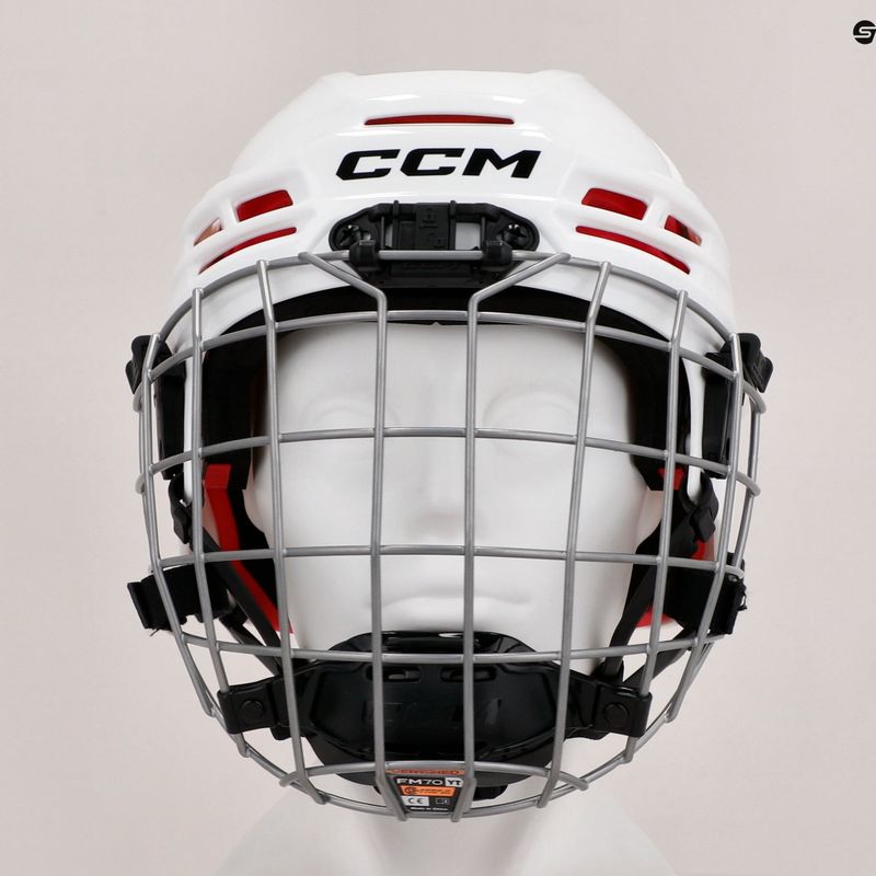 CCM Tacks 70 Combo младежка хокейна каска бяла 4109872 14