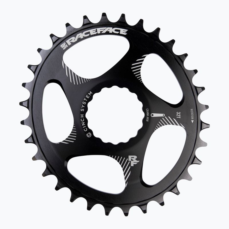 RACE FACE Cinch DM Овално зъбно колело черно 3