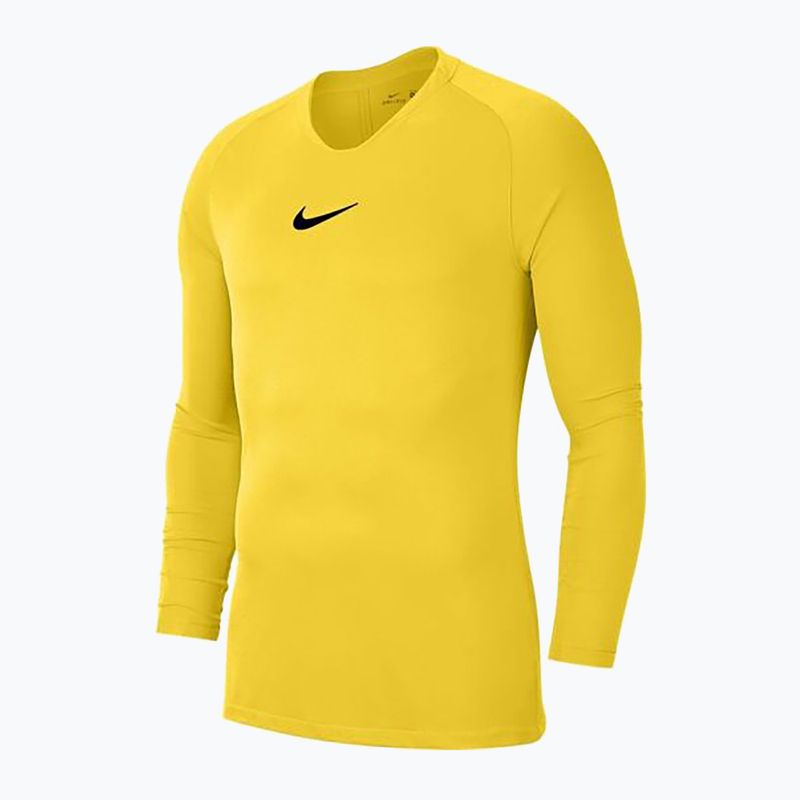 Мъжка термо блуза с дълъг ръкав Nike Dri-FIT Park First Layer tour yellow/black 4