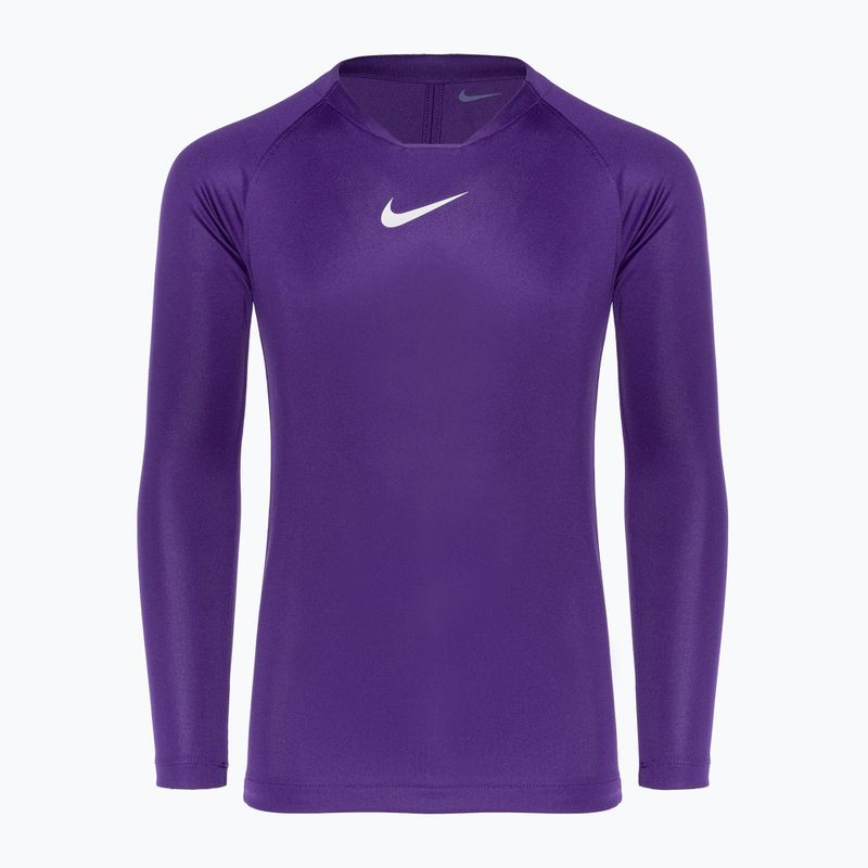 Детски терморокля Nike Dri-FIT Park First Layer, лилаво/бяло