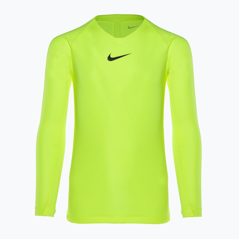 Детски термален ръкав Nike Dri-FIT Park First Layer volt/black