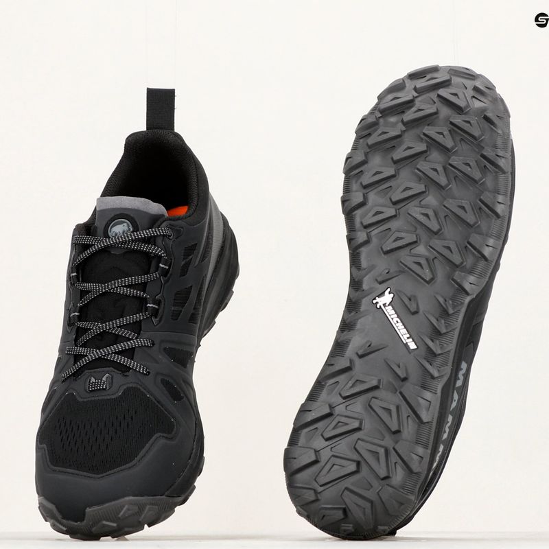 Мъжки туристически обувки Mammut Saentis Low black/titanium 11