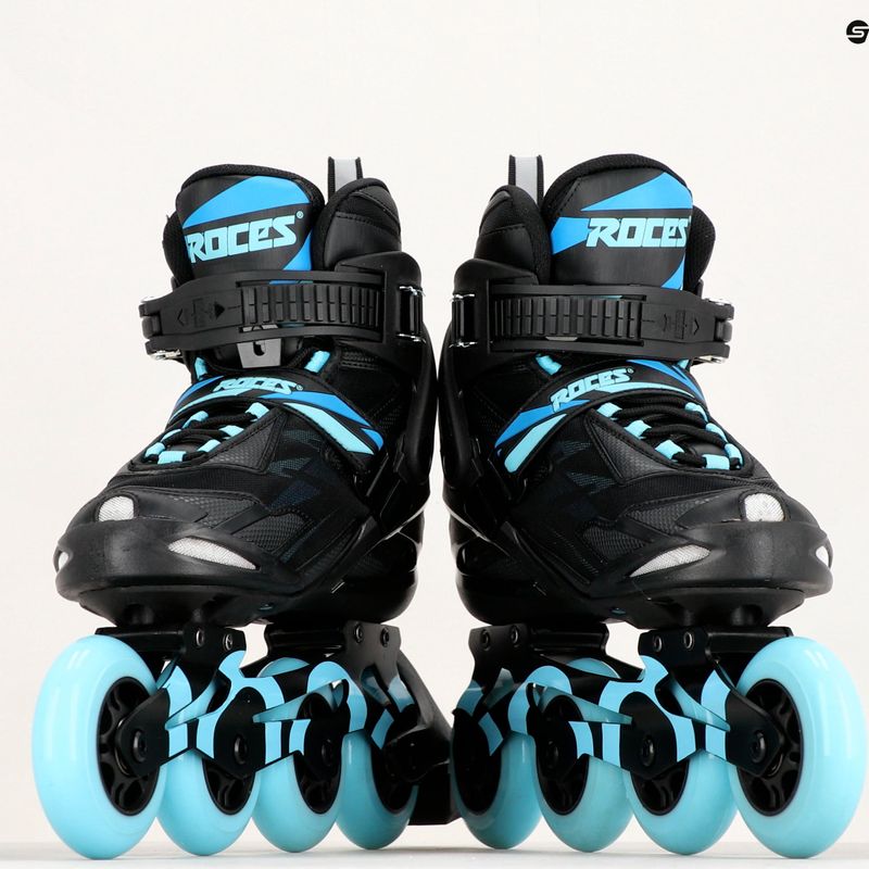Дамски ролкови кънки Roces Helium II TIF black/azure 9