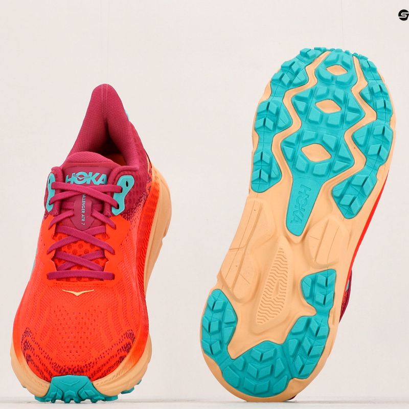 HOKA мъжки обувки за бягане Challenger ATR 7 flame/cherries jubilee 1134497-FCJB 11