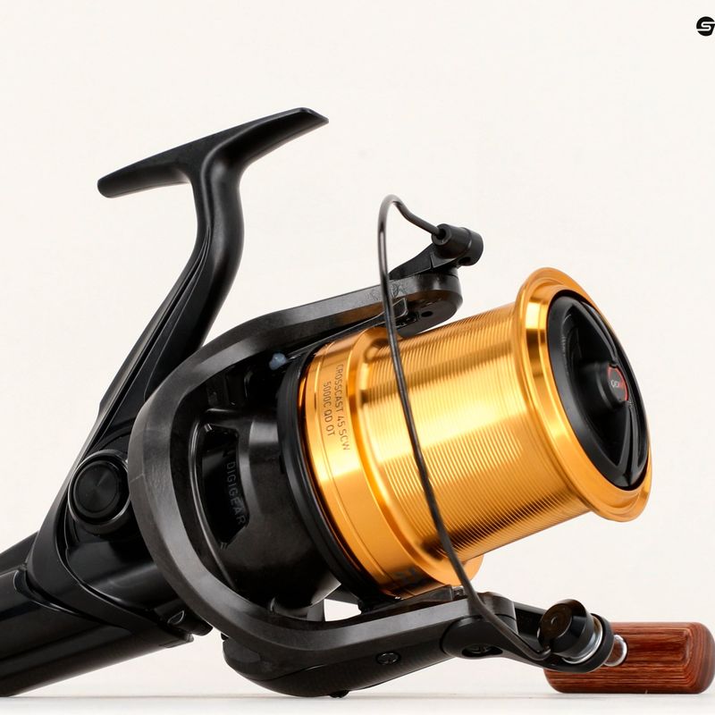 Макара за риболов на шаран Daiwa Crosscast 45 SCW QD OT черно-златиста 10250-505 5